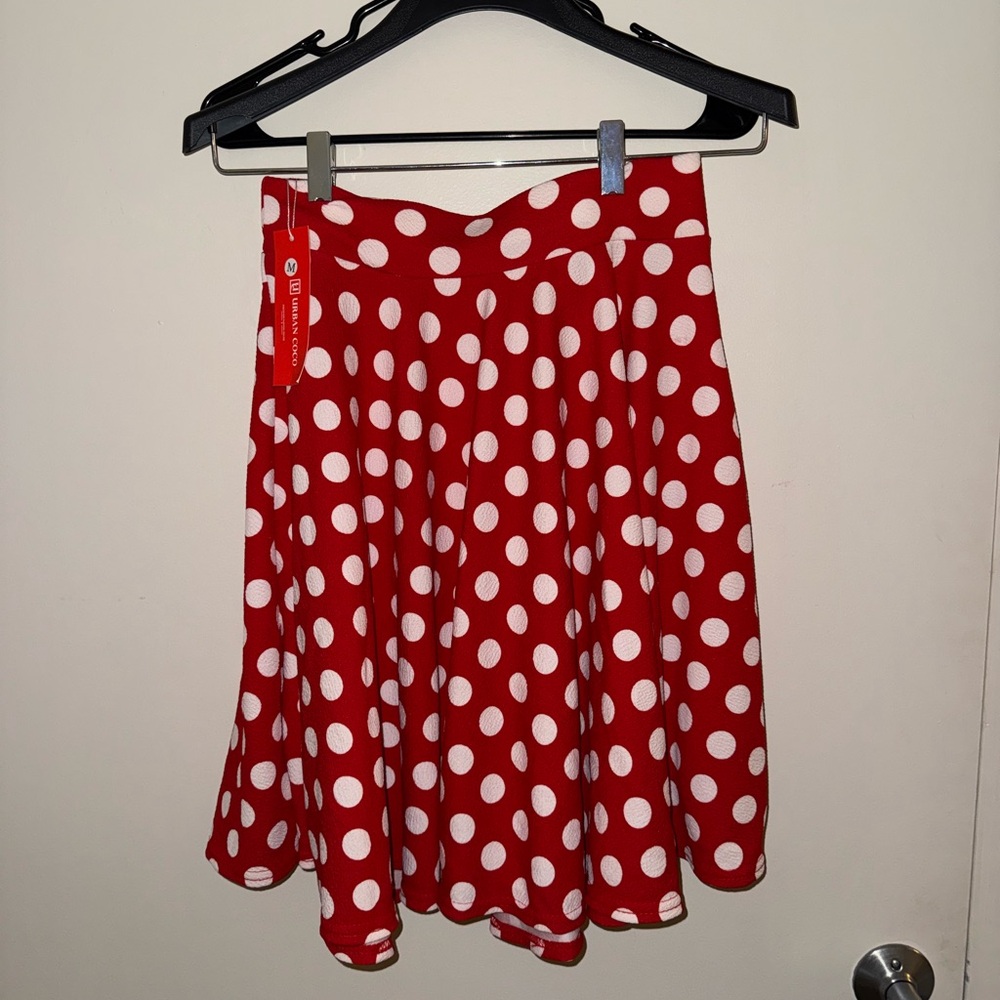 Red Polka Dot Skirt